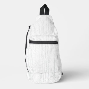 Bolsa elegante de eslingas de grano de madera blan