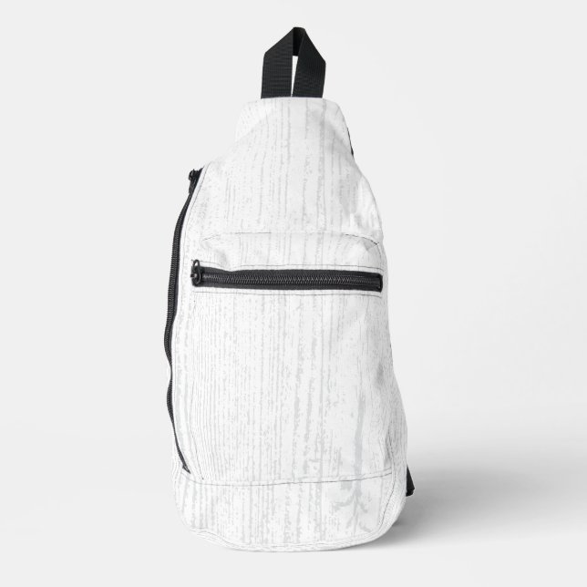 Bolsa elegante de eslingas de grano de madera blan (Anverso)