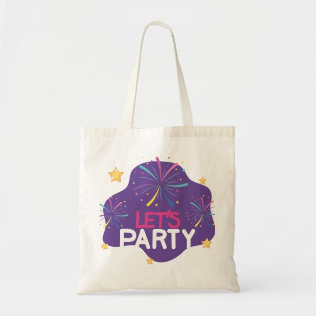 Bolsa elegante de mano Bold Sans Serif | ¡Vámonos  (Frente)