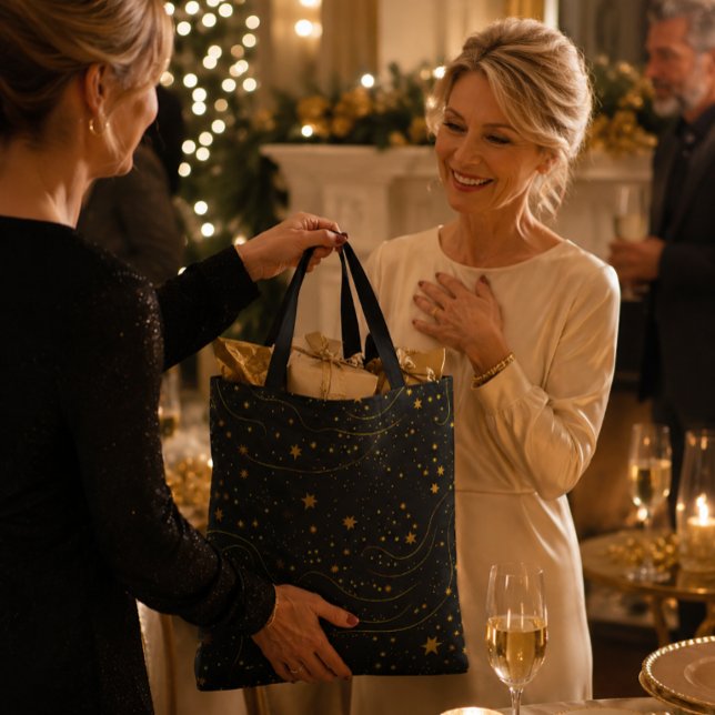 Bolsa Elegante de Noche Estrellada de Oro (Subido por el creador)