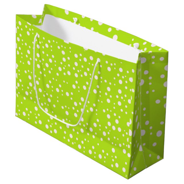 Bolsa elegante de regalo verde estético (Angulo Anverso)
