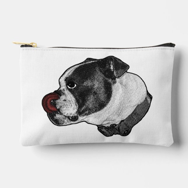 Bolsa escarlata Bulldog (Anverso)