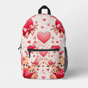 Bolsa Escolar Patrón de Amor Caprichoso - Regalo L