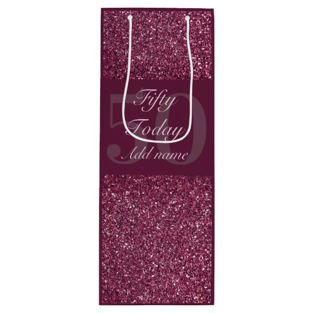 bolsa especial personalizada de cumpleaños 50 (Anverso)