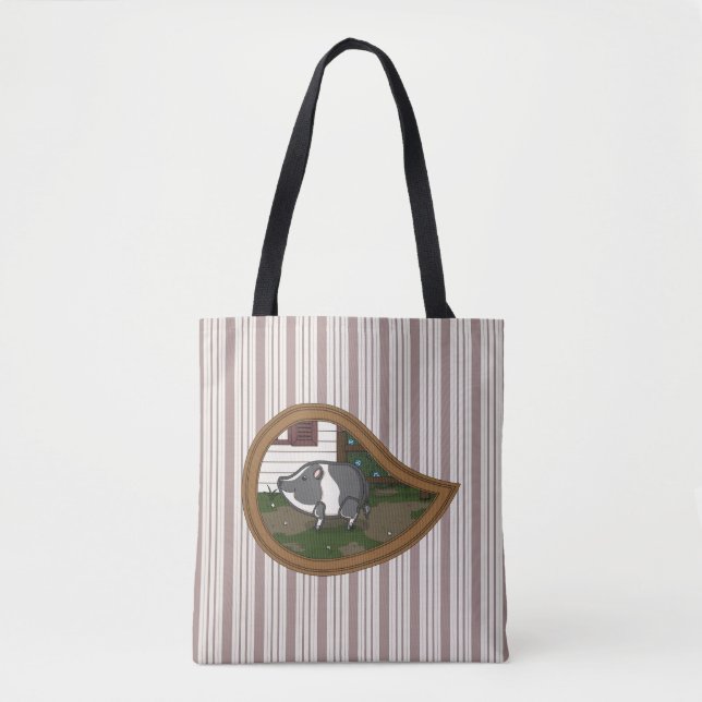 Bolsa estampada de Basil el Cerdo (Anverso)