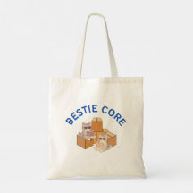 Bolsa estética de gatos lindos leyendo libros de l