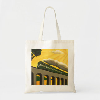 Bolsa exclusiva de Tote para el tren Art Deco