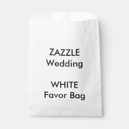 Bolsa favorita de papel BLANCO de boda personaliza