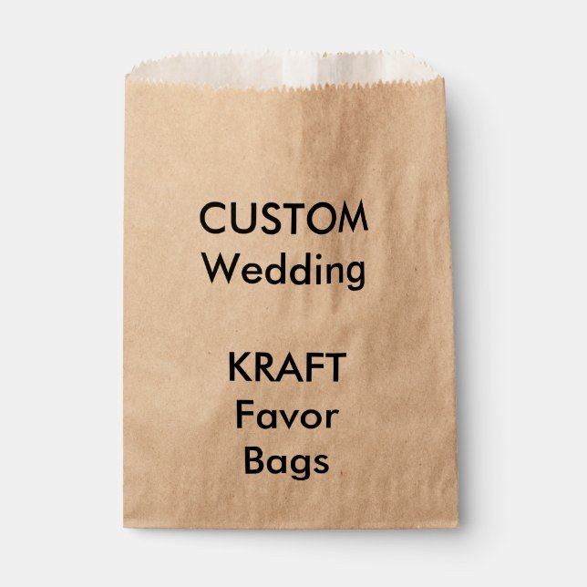 Bolsa favorita de papel personalizado KRAFT (Anverso)