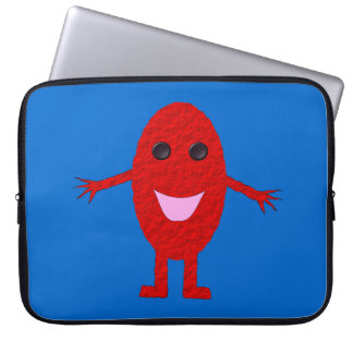 Bolsa feliz para portátil de uva roja