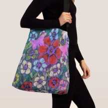 Bolsa Floral Crossbody