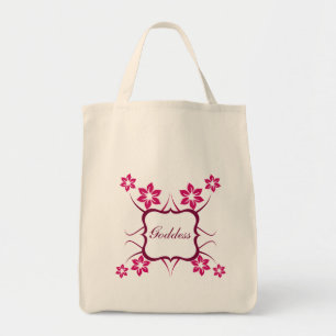 Bolsa floral de diosa, magenta