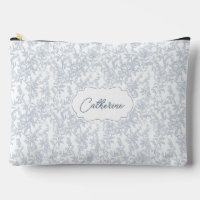 Bolsa Floral de Encaje Toile Azul Francés Personal