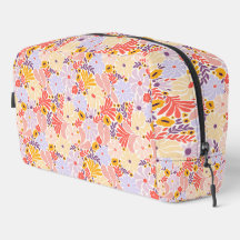 Bolsa floral de inspiración vintage en rosa y mora