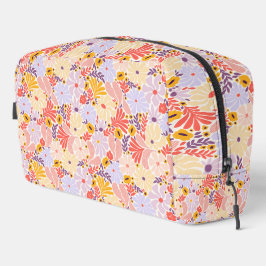 Bolsa floral de inspiración vintage en rosa y mora