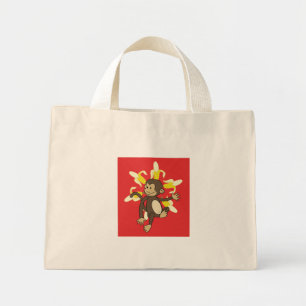 Bolsa floral de mono banana