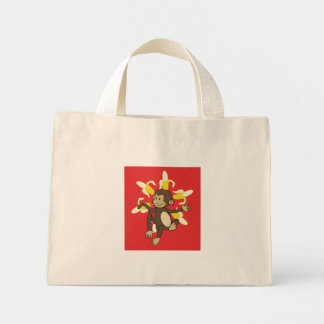 Bolsa floral de mono banana