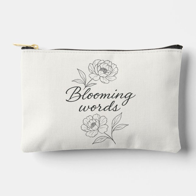 Bolsa floral de Palabras en Flor (Anverso)