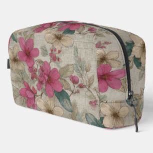 Bolsa Floral Gris Elegante