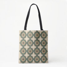 Bolsa Floral Motif Tote