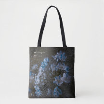 Bolsa floral temperamental "Prosperando en la lluv