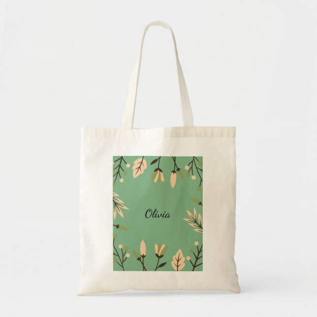 Bolsa Floral Tote (Frente)