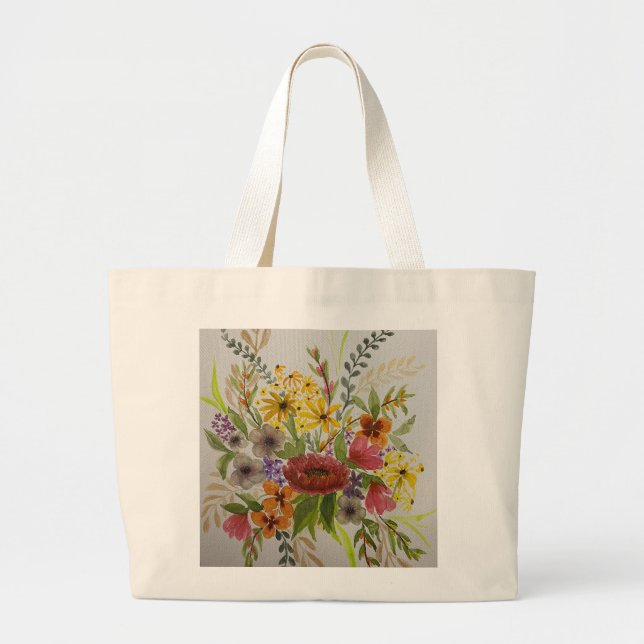 Bolsa Floral Tote (Frente)