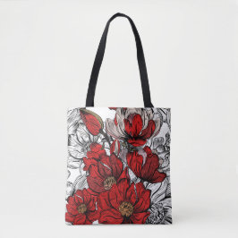 Bolsa Floral Tote de Bonito