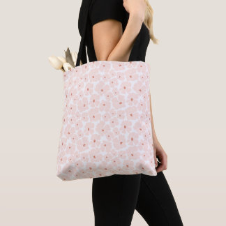 Bolsa Floral Tote de Poppies Rosa | Bolsa Cuesta T