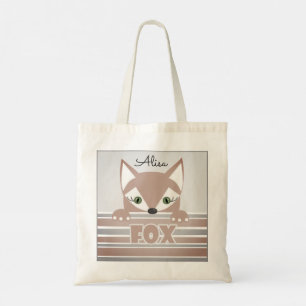 Bolsa Fox Tote pequeña y curiosa