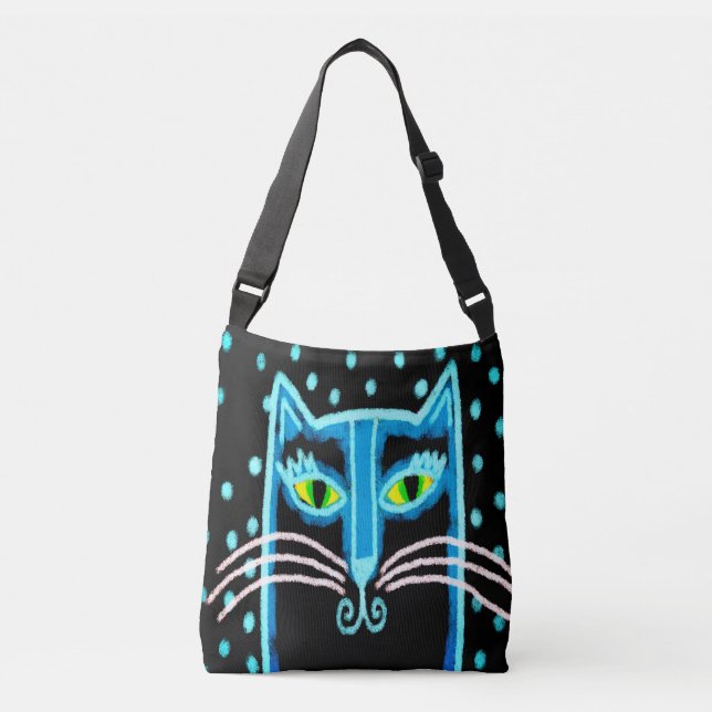 Bolsa Funky Black Cat Tote (Anverso)