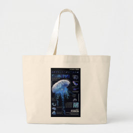 Bolsa gigante de medusas elegante para uso diario