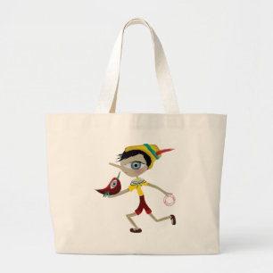 Bolsa gigantesca de tote de cuento de hadas pinotx