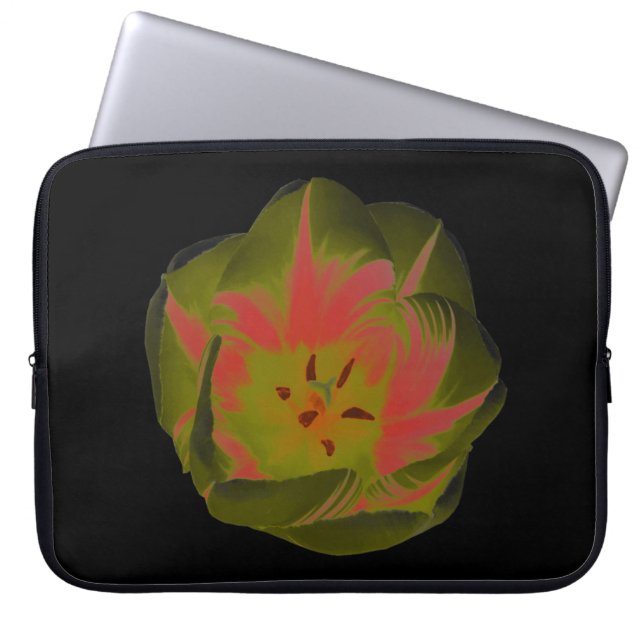 Bolsa gótica gótica de tulipán rojo (Frente)