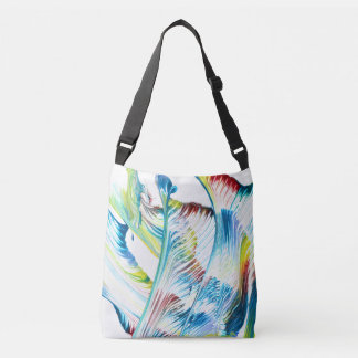 Bolsa grande abstracta colorida Wanderer 1 de fluj
