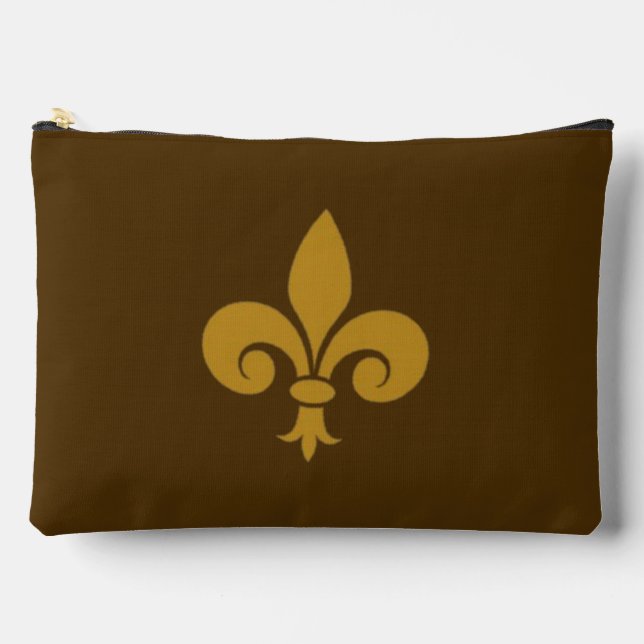 Bolsa grande de accesorios Fleur de Lys (Anverso)