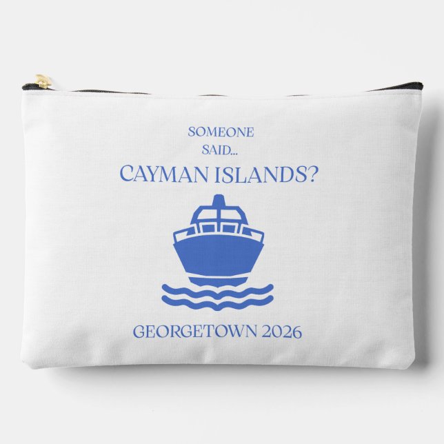 Bolsa grande de cruceros de Georgetown Islas Caimá (Anverso)