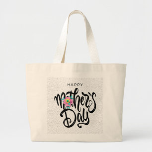 Bolsa grande de día de la madre feliz