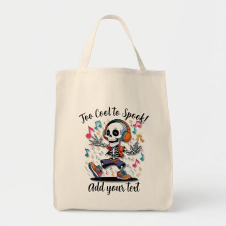 Bolsa grande de Halloween con esqueleto de Breakda