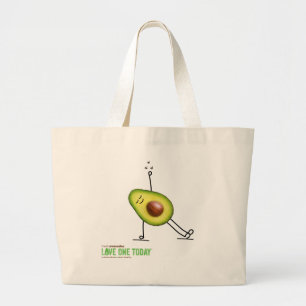 Bolsa grande de tocador, 100% algodón, con yogui 
