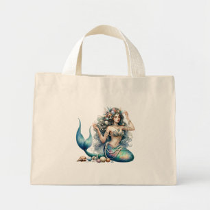 Bolsa Grande de Tote de Sirena Hermosa