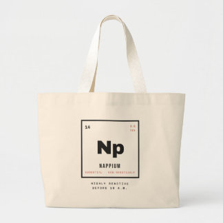 Bolsa grande divertida de Nappium tabla periódica