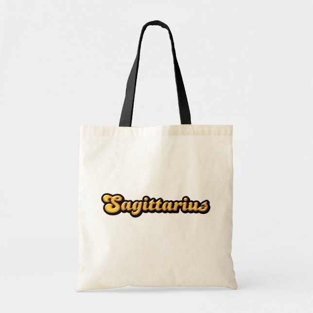 Bolsa grande Zodiac Sagitario Retro (Frente)