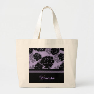 Bolsa Grungy Floral Decadation Bag, Lilac