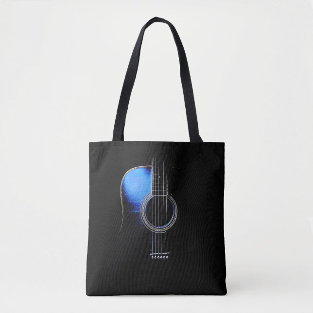 Bolsa "Highlight" para Guitarra Acústica Azul (Anverso)