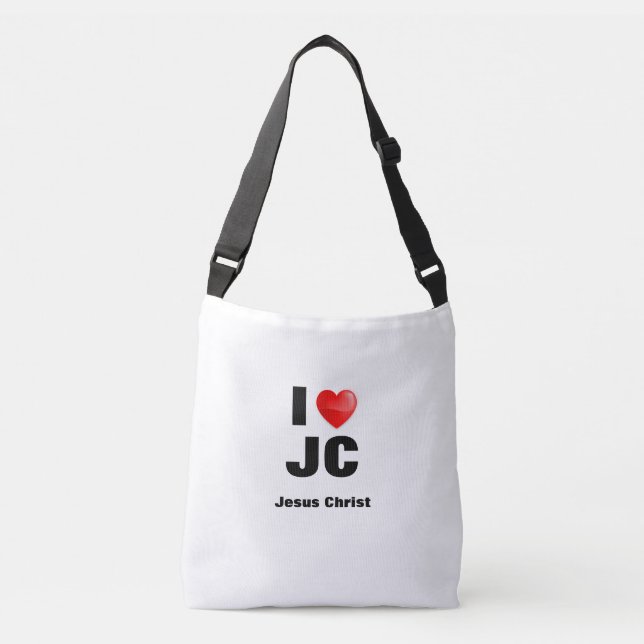 Bolsa I love Jesus Christ  (Anverso)