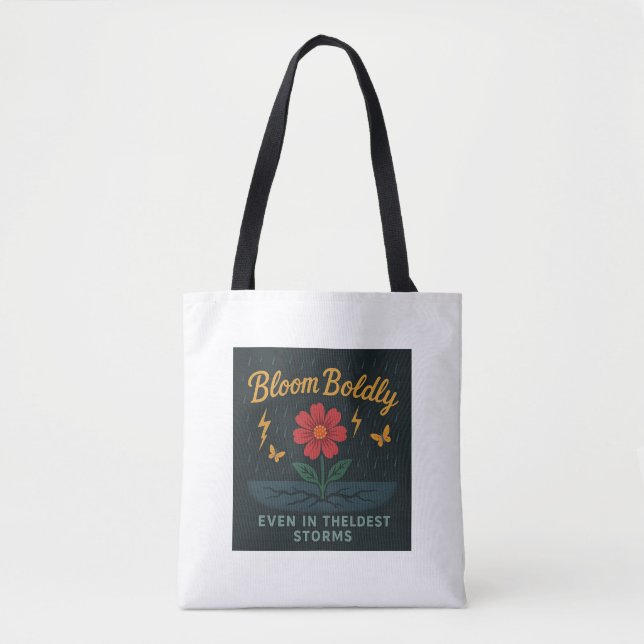 Bolsa Inspiradora de la toga de la flor (Anverso)