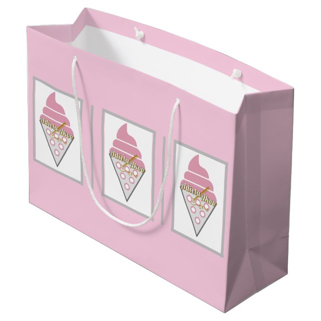 Bolsa irresistible de regalo para helados de Adiel (Angulo reverso)