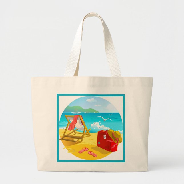 Bolsa Jumbo Beach Tote (Frente)