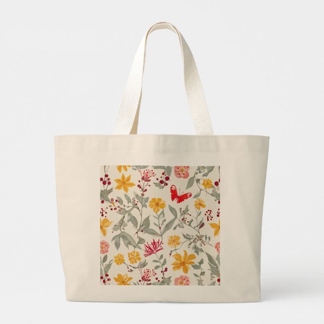 Bolsa Jumbo Flower Tote (Reverso)